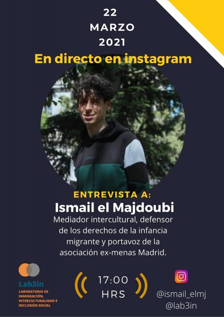 Entrevista a Ismail Majdoubi en directo en Instagram